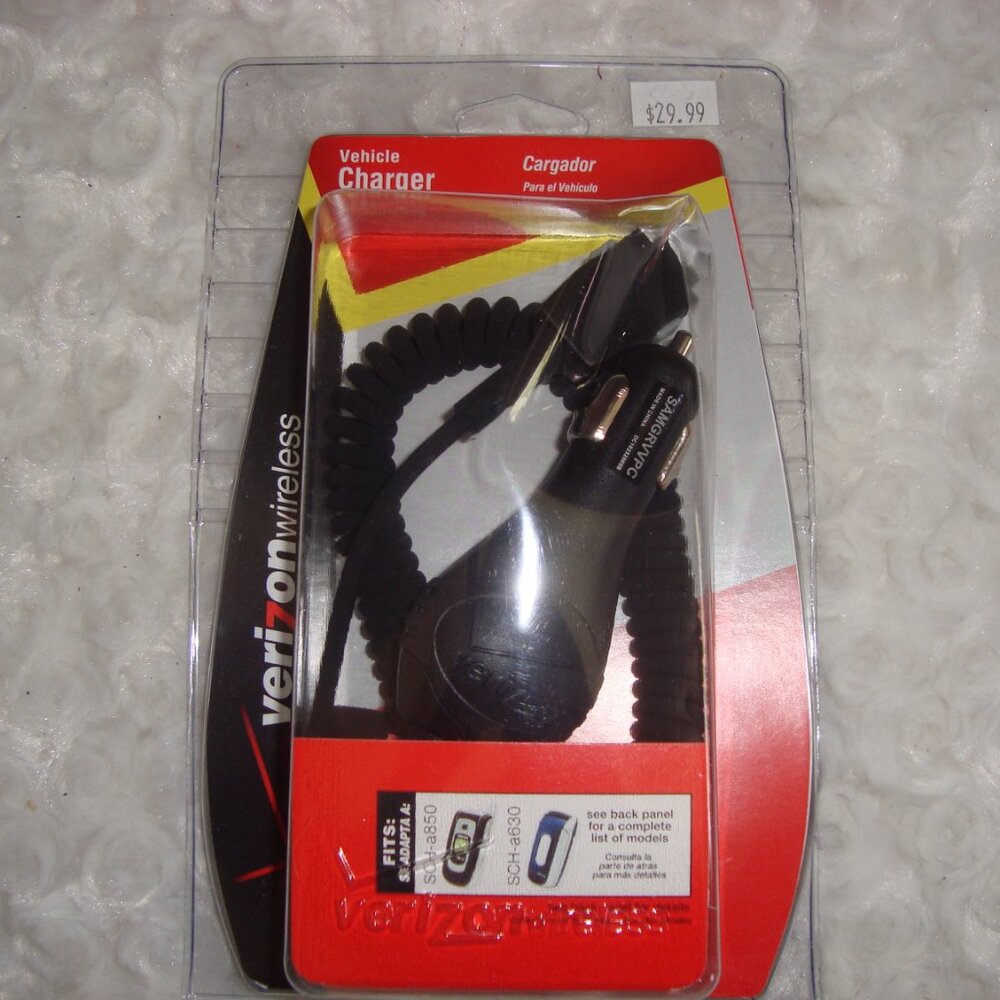 Verizon Samsung Vehicle Charger NWT